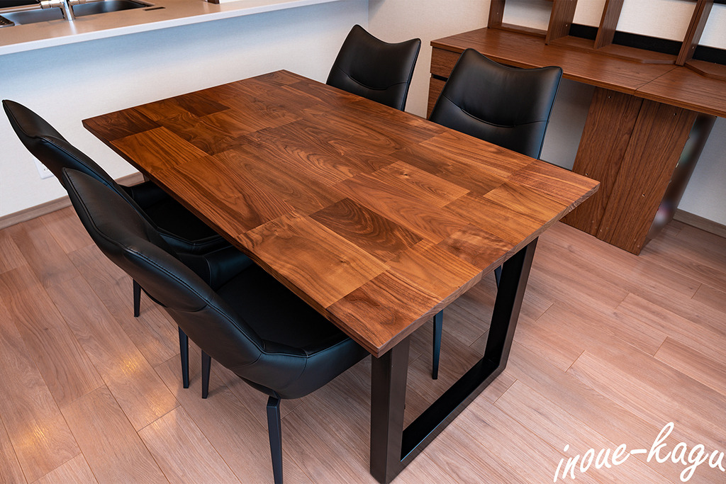 美品)マスターウォール WILDWOOD DINING TABLE(モザイク) - ダイニング 